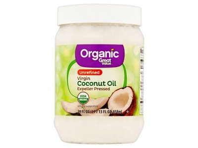 Great Value Organic Unrefined Virgin Coconut Oil, 29 oz