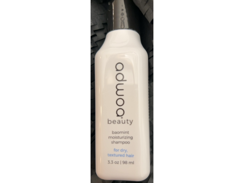 Adwoa Beauty Moisturizing Shampoo, Baomint, 3.3 oz/98 mL