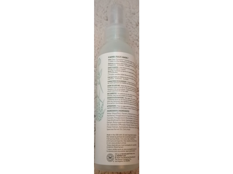 Honest Sensitive Conditioning Detangler, Quinoa Extract + Jojoba Protein, 4.0 fl oz/118 mL