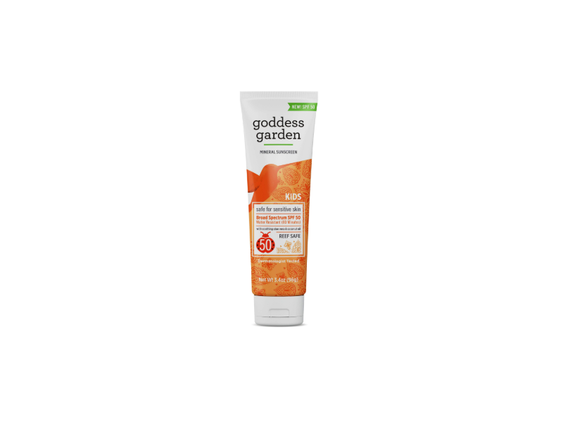 Goddess Garden Mineral Sunscreen, SPF 50, 3.4 oz/96 g