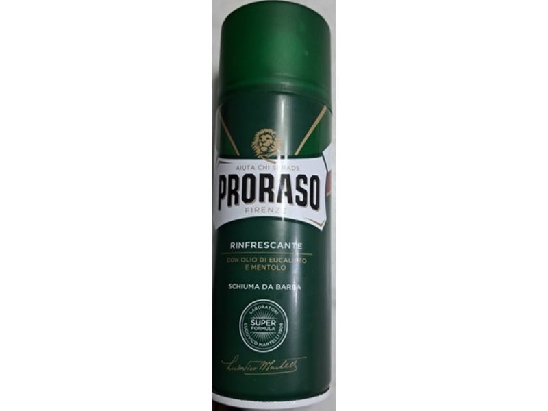 Proraso Shaving Foam, Eucalyptus & Menthol, 400 mL