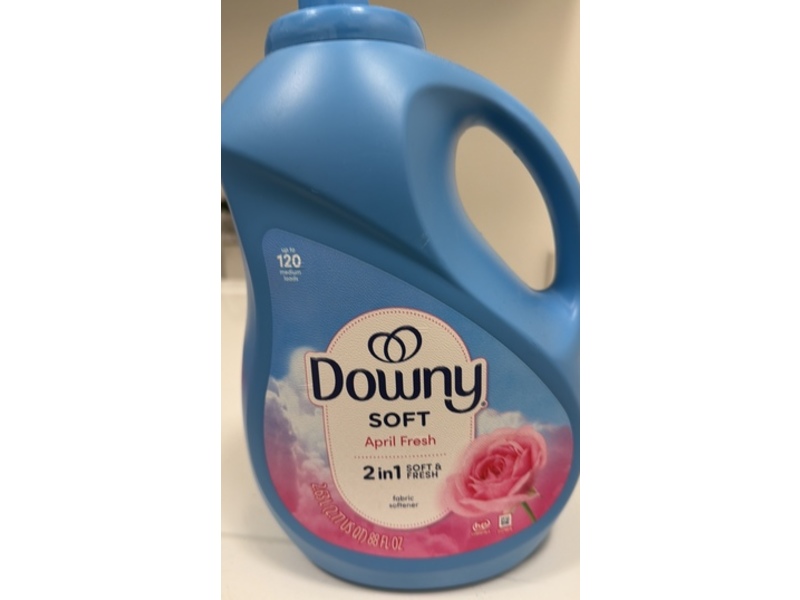 Downy Soft 2 In 1 Fabric Softener, April Fresh, 120 Loads, 88 fl oz/2.63 L