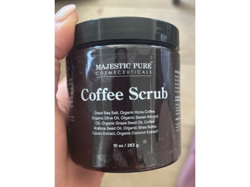 Majestic Pure Cosmeceutical Scrub, Coffee, 10 oz/283 g