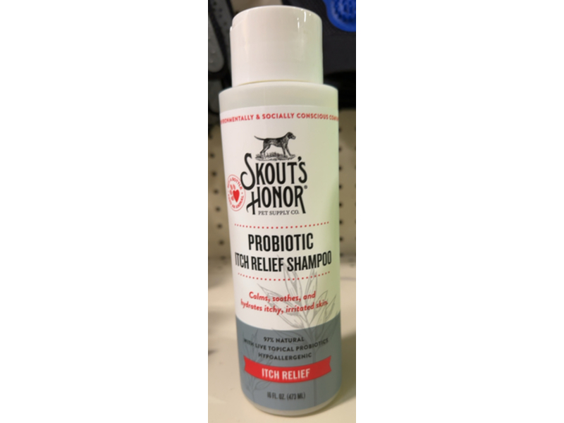 Skout's Honor Probiotic Itch Relief Shampoo, 16 fl oz/473 mL