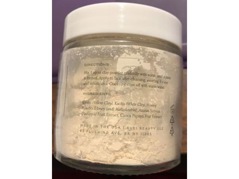 Klei Brighten Fruit Enzymes & Honey Yellow Clay Mask, 1.75 oz