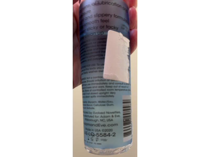 Adam & Eve Personal Water-Based Lube, 8 fl oz/237 mL, Pack Of 2