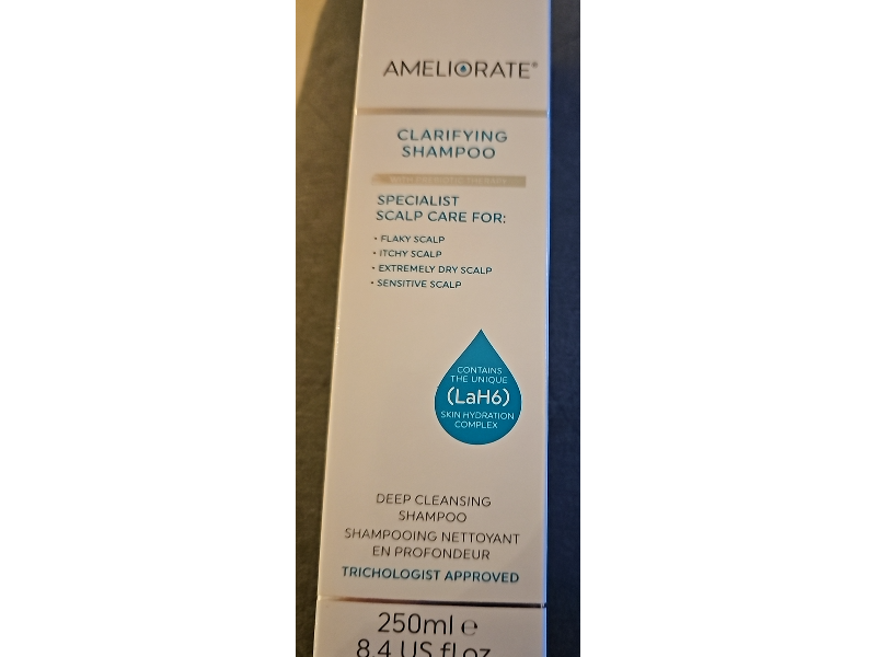 Ameliorate Clarifying Deep Cleansing Shampoo, 8.4 fl oz/250 mL