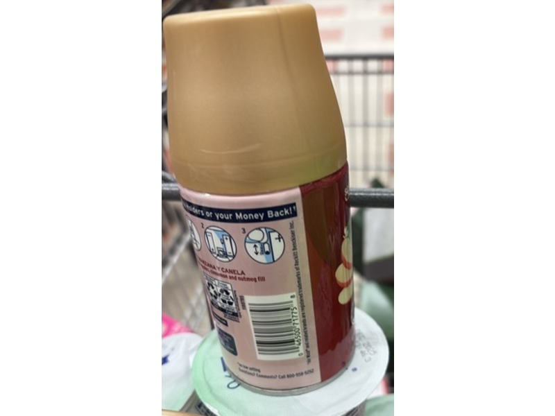 Glade Automatic Spray Refill Air Freshener, Apple Cinnamon, 6.2 oz/175 g