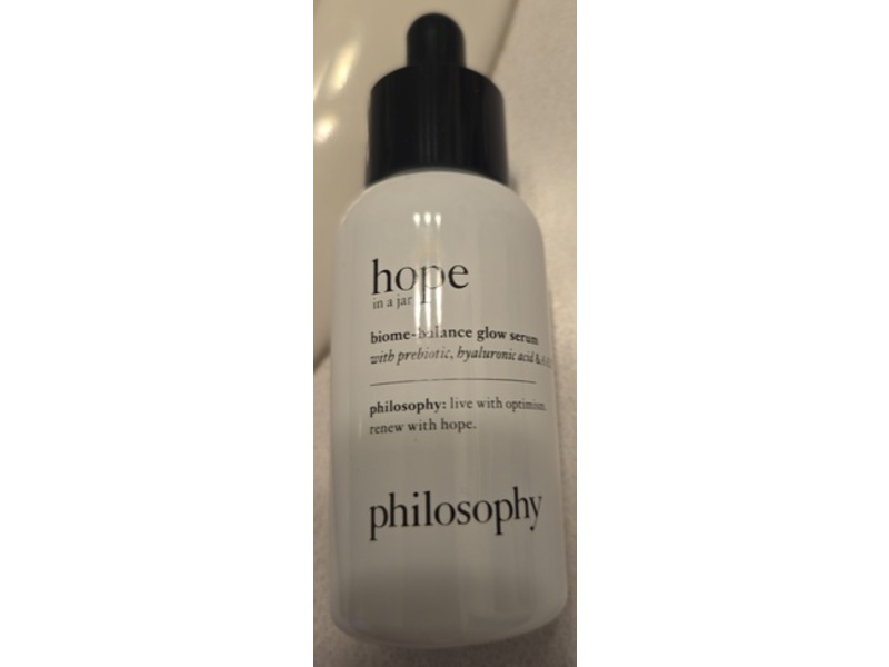 Philosophy Hope Biome-Balance Glow Serum, Prebiotic, Hyaluronic Acid & AAG2, 1 oz/30 mL