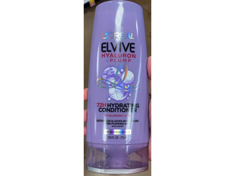 L'Oreal Paris Elvive 72H Hydrating Conditioner, 12.6 fl oz/375 mL
