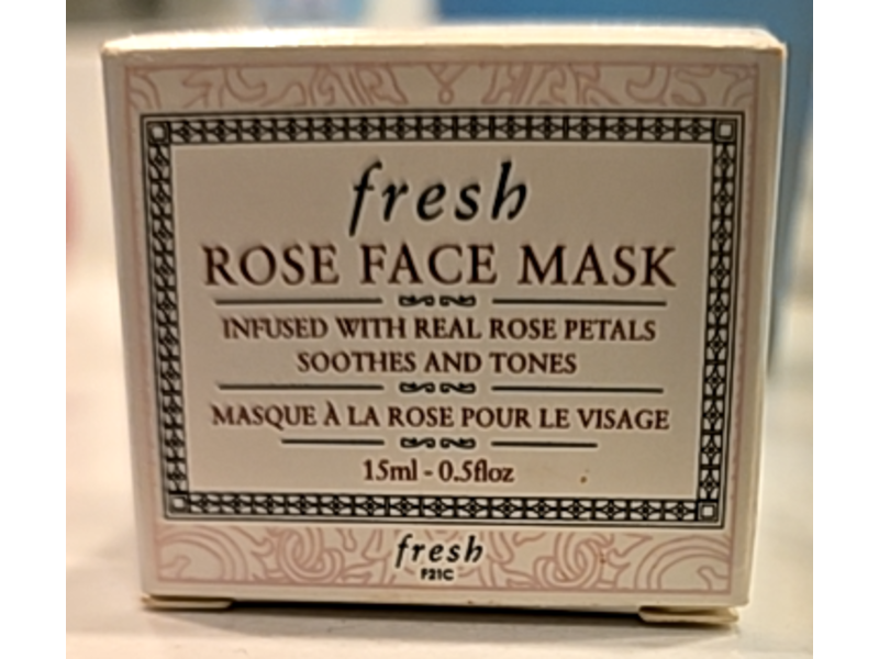 Fresh Soothes & Tones Face Mask, Rose, 0.5 fl oz/15 mL