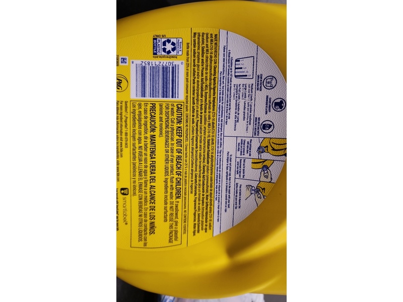 Tide Simply Oxi Boost + Ultra Stain Release, 107 Loads, 151 fl oz/4.46 L