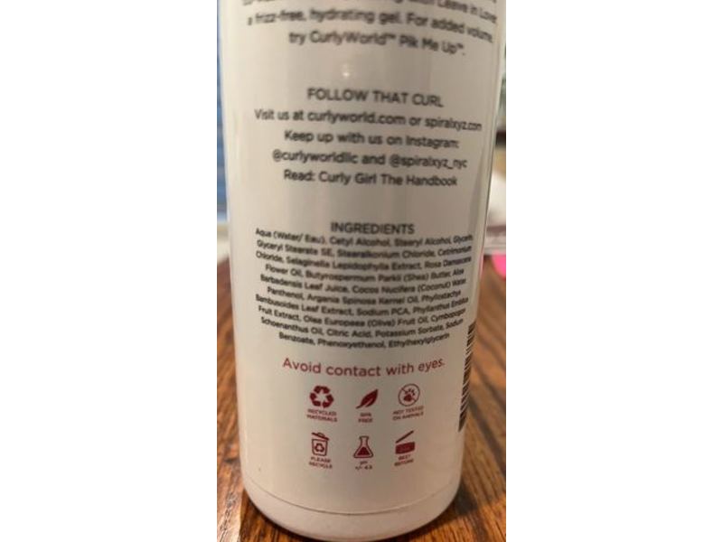 Curlyworld Hyper-Hydrating Conditioner, 12 oz/ 355 mL