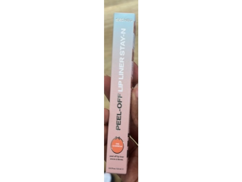 Sacheu Peel Off Lip Liner Stay-N, 06 Coreal, 0.12 fl oz/3.5 mL