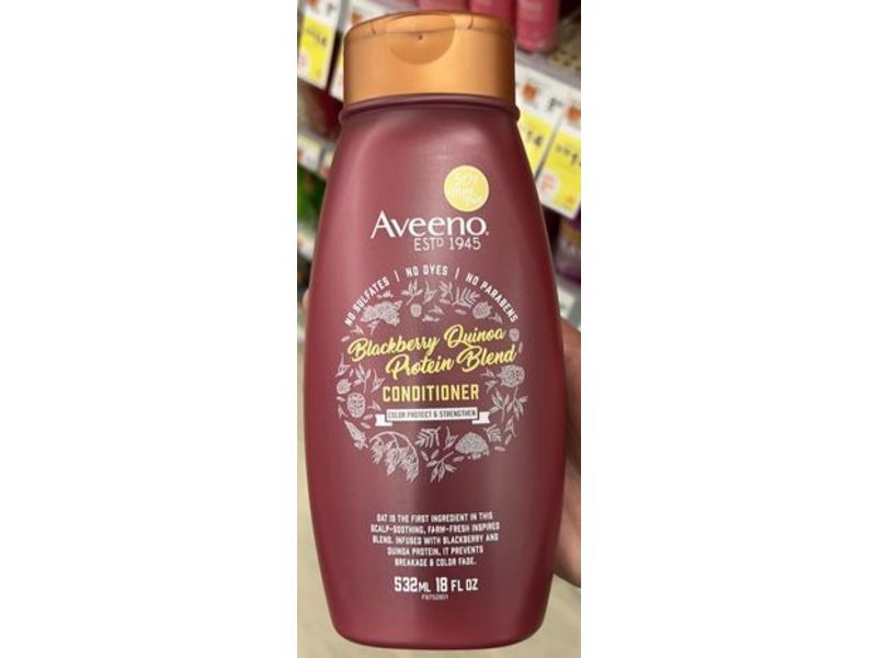 Aveeno Conditioner, Blackberry Quinoa Protein Blend, 18 fl oz/532 mL