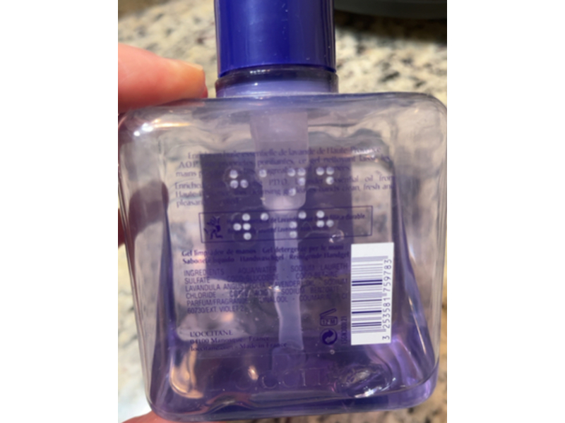 L'Occitane en Provence Cleansing Hand Wash, Lavande, 10.1 fl oz/300 mL