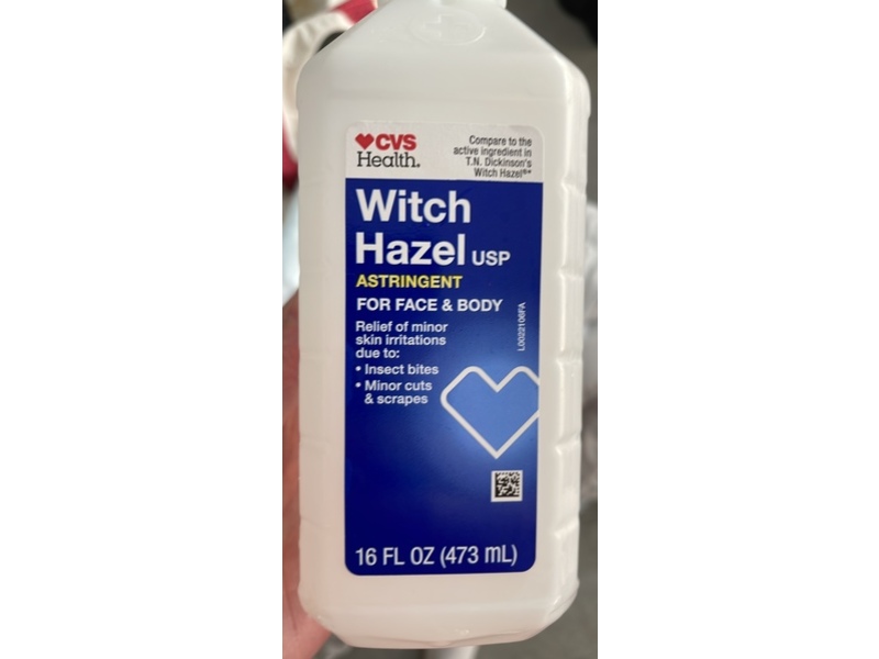 CVS Health Astringent For Face & Body, Witch Hazel, 16 fl oz/473 mL