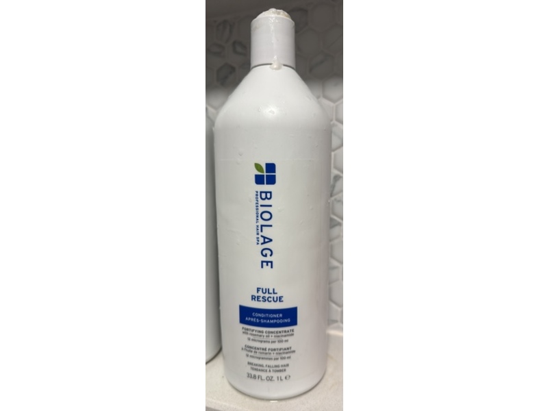 Biolage Full Rescue Conditioner, Rosemary Oil & Niacinamide, 33.8 fl oz/1 L