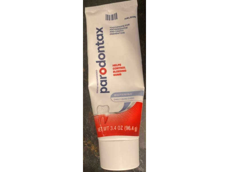 Parodontax Toothpaste, Whitening, 3.4 oz/96.4 g, Pack Of 3