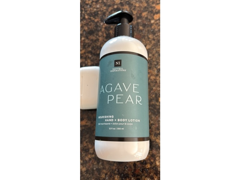 Natural Inspirations Nourishing Hand + Body Lotion, Agave Pear, 12 fl oz/355 mL
