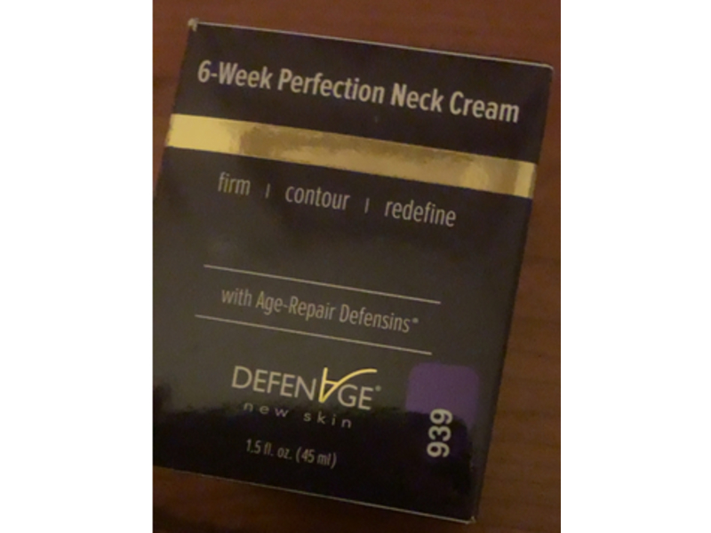 Defenage 6-Week Perfection Neck Cream, Age Repair Defensis, 1.5 fl oz/45 mL