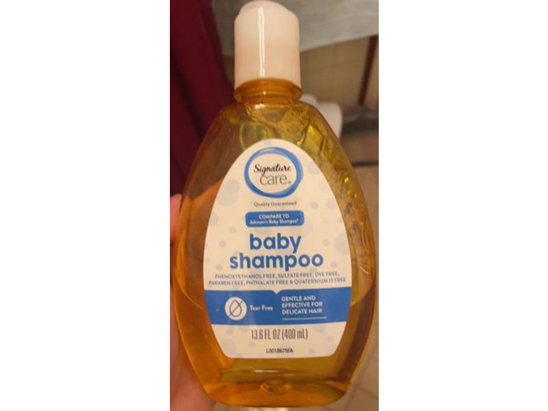 Signature Care Baby Shampoo, Tear Free, 13.6 fl oz/400 mL