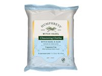 Humphreys Cleansing Cloths, Witch Hazel & Aloe, 25 Count - thumbnail 1