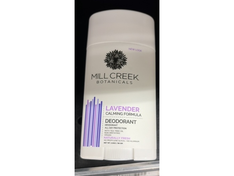 Mill Creek Deodorant, Lavender, 2.5 oz/90 g