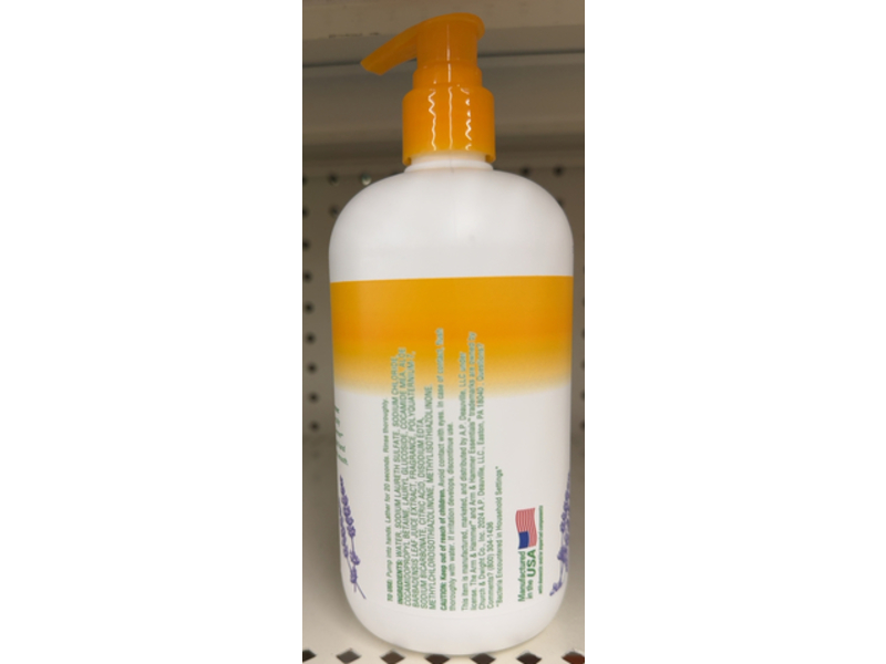 Arm & Hammer Essentials Liquid Hand Soap, Lavender Vanilla, 12 fl oz/355 mL