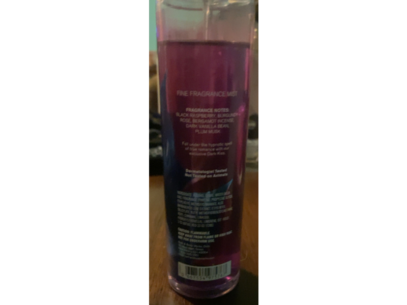 Bath & Body Works Dark Kiss Fine Fragrance Mist, 8 oz/236 mL
