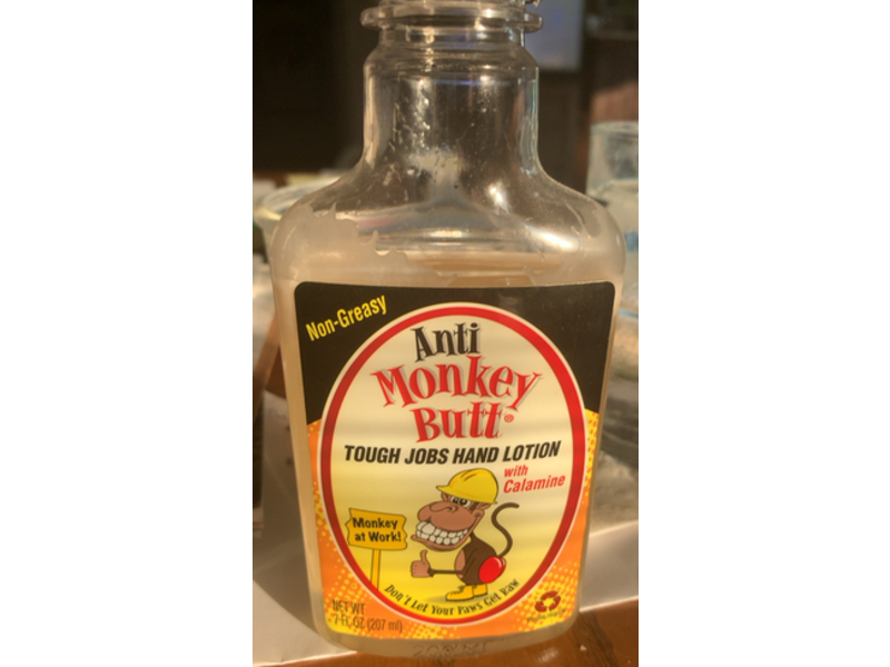 Anti Monkey Butt Tough Jobs Hand Lotion, Calamine, 7 fl oz/207 mL