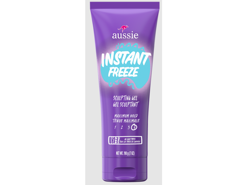 Aussie Instant Freeze Sculpting Gel, Maximum Hold, 8 oz/198 g