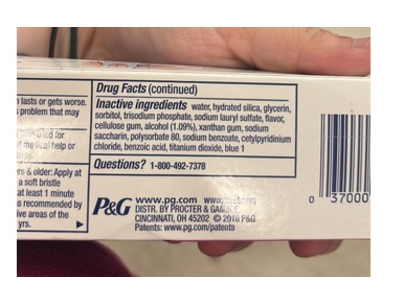 Crest Pro Health Scope Sensitivity Toothpaste, Minty Fresh, 6 oz/170 g, Pack Of 2