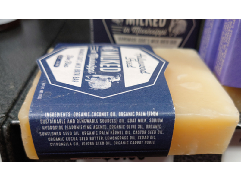 Hollywood Feed Milked In Mississippi Handmade Goat's Milk Bath Bar, Flee Flea, 4 oz/113 g