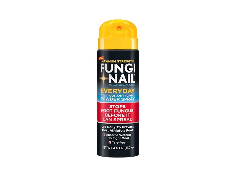 Fungi-Nail Everyday Toe & Foot Anti-Fungal Powder Spray, 4.6 oz/130 g