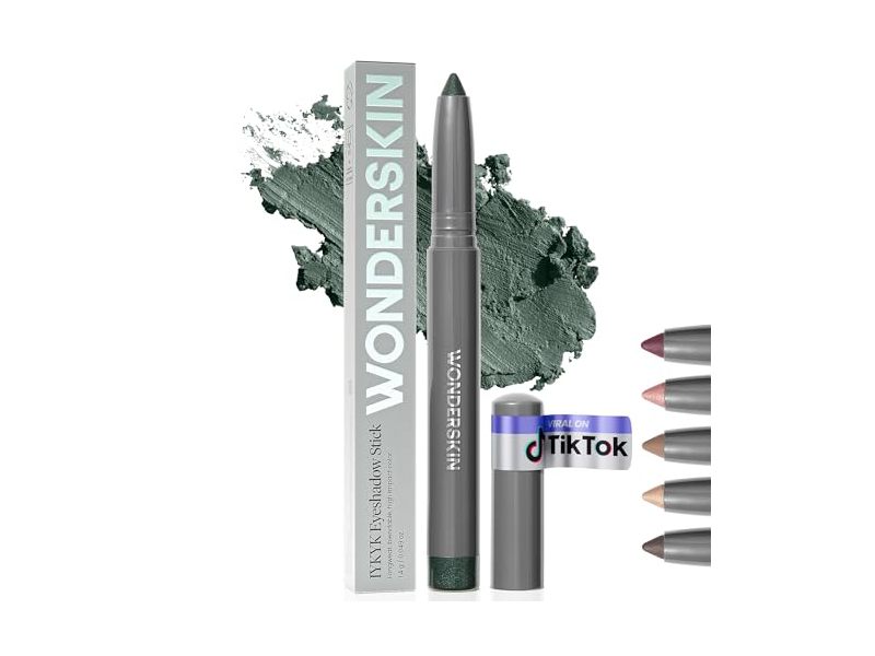 Wonderskin IYKYK Eyeshadow Stick, Green Smoke, 0.049 fl oz/14 g