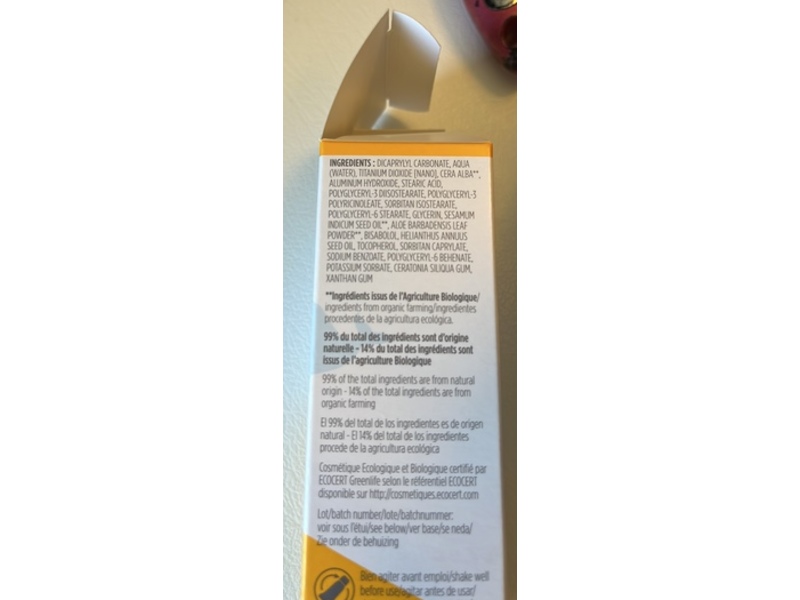 Bioregena Baby Sunscreen, SPF 50+, 1.441 oz/40 mL