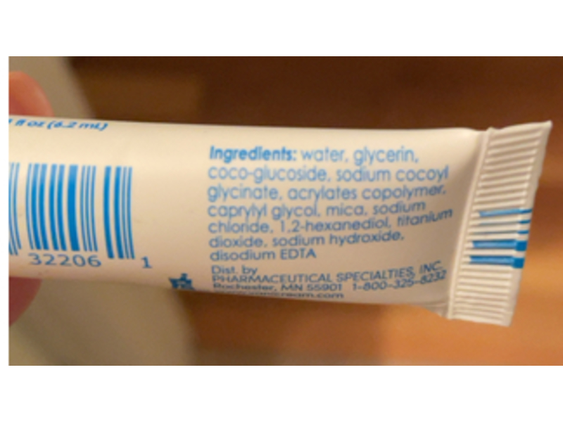 Vanicream Gentle Facial Cleanser, 6.2 mL