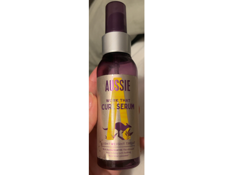 Aussie Work That Curl Serum, Jojoba Seed Oil, 90 mL