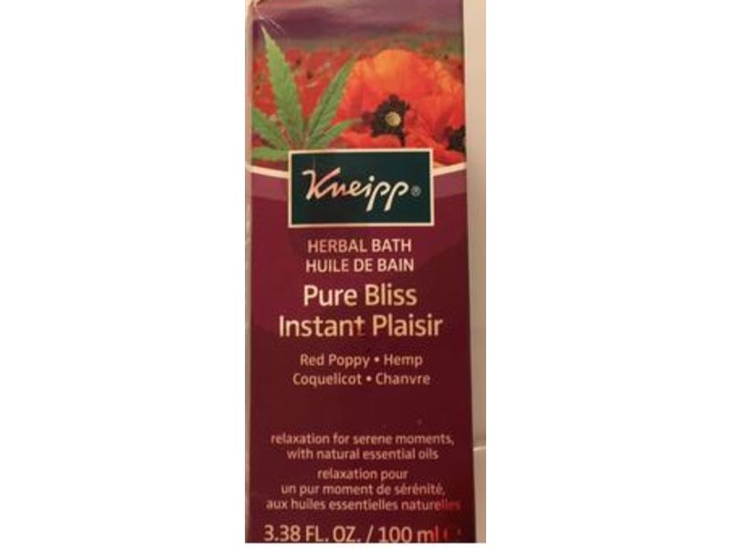Kneipp Herbal Bath, Pure Bliss, 3.38 fl oz/100 mL