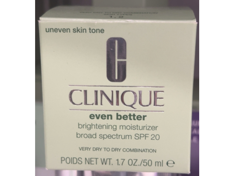 Clinique Even Better Brightening Moisturizer, SPF 20, 1.7 oz/50 mL
