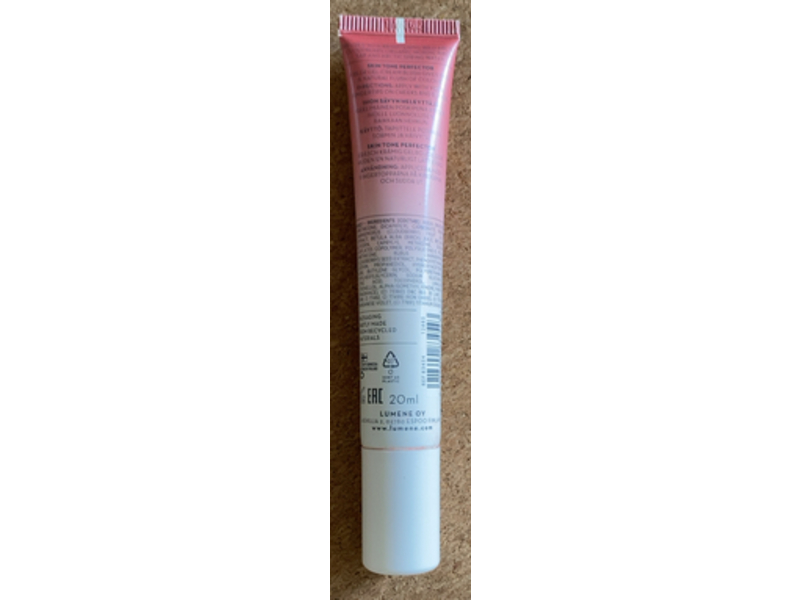 Lumene Natural Glow Skin Tone Perfector, 4 Berry Blush, 20 mL