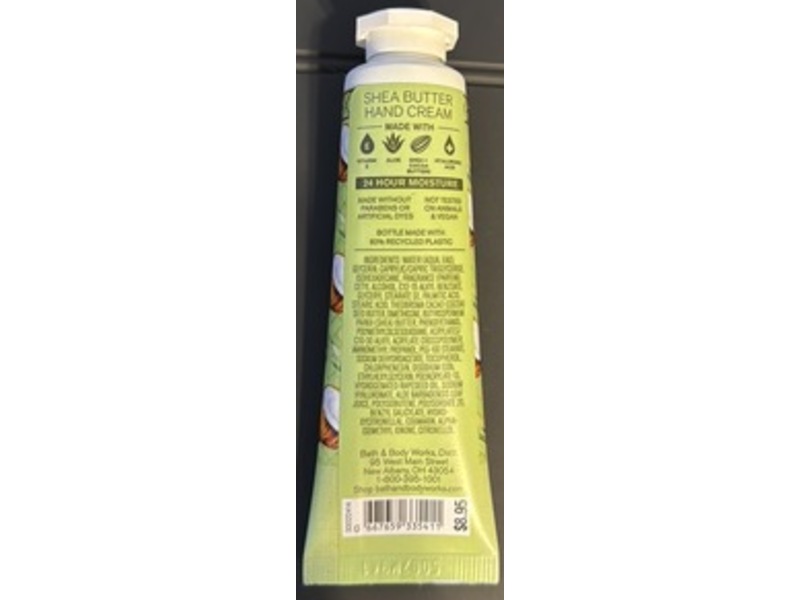 Bath & Body Works Hand Cream, Waikiki Beach Coconut, 1 fl oz/29 mL