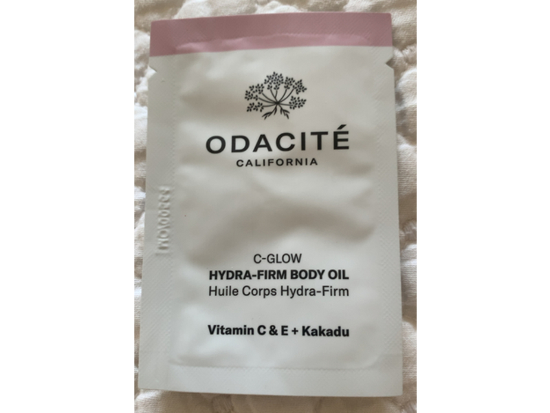 Odacite California C-Glow Hydra-Form Body Oil, Vitamin C & E + Kakadu, 0.10 oz/3 mL