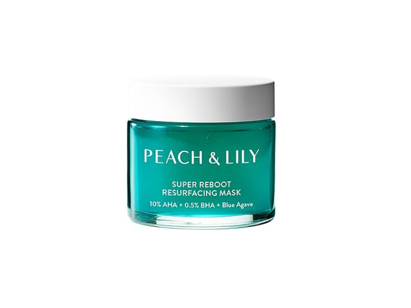 Peach & Lily Super Reboot Resurfacing Mask, AHA, BHA & Blue Agave, 0.67 fl oz/20 mL