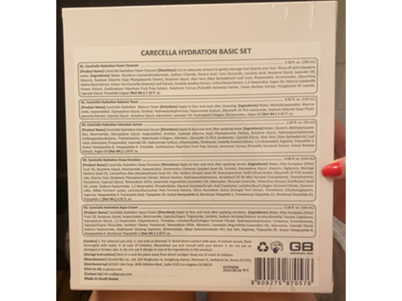 Carecella Hydration Basic Set - 5 pieces