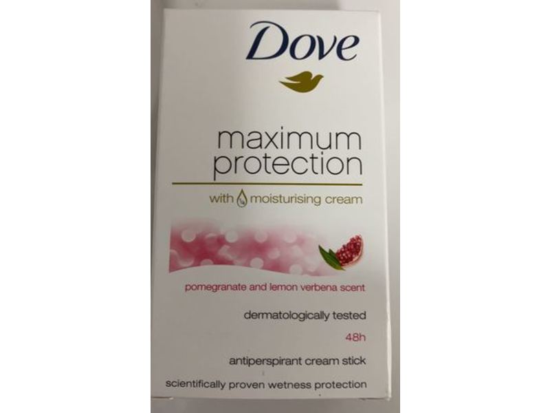 Dove Maximum Protection Anti Perspirant Deodorant, Pomegranate & Lemon Verbena, 45 mL, Pack Of 6
