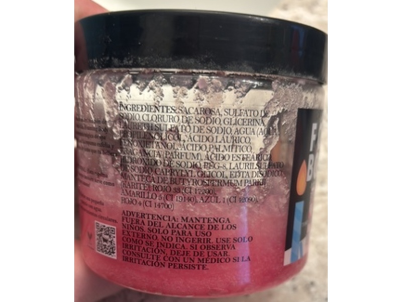 Onyx BathHouse Birthday Cake Foaming Body Scrub, Shea Butter, 21.16 oz/599 g