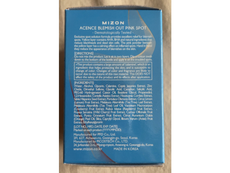 Mizon Acence Blemish Out Pink Spot, 30 mL