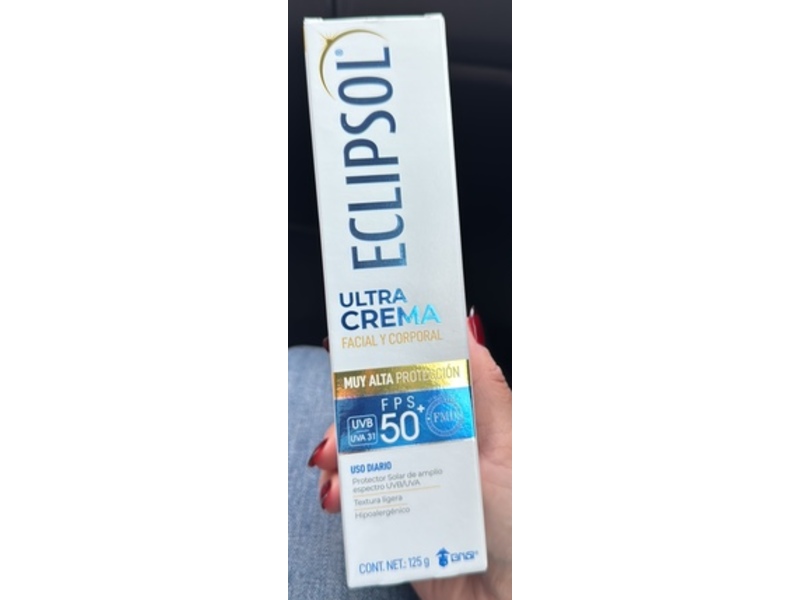 Eclipsol Ultra Crema, Facial Y Corporal, SPF 50+, 125 g